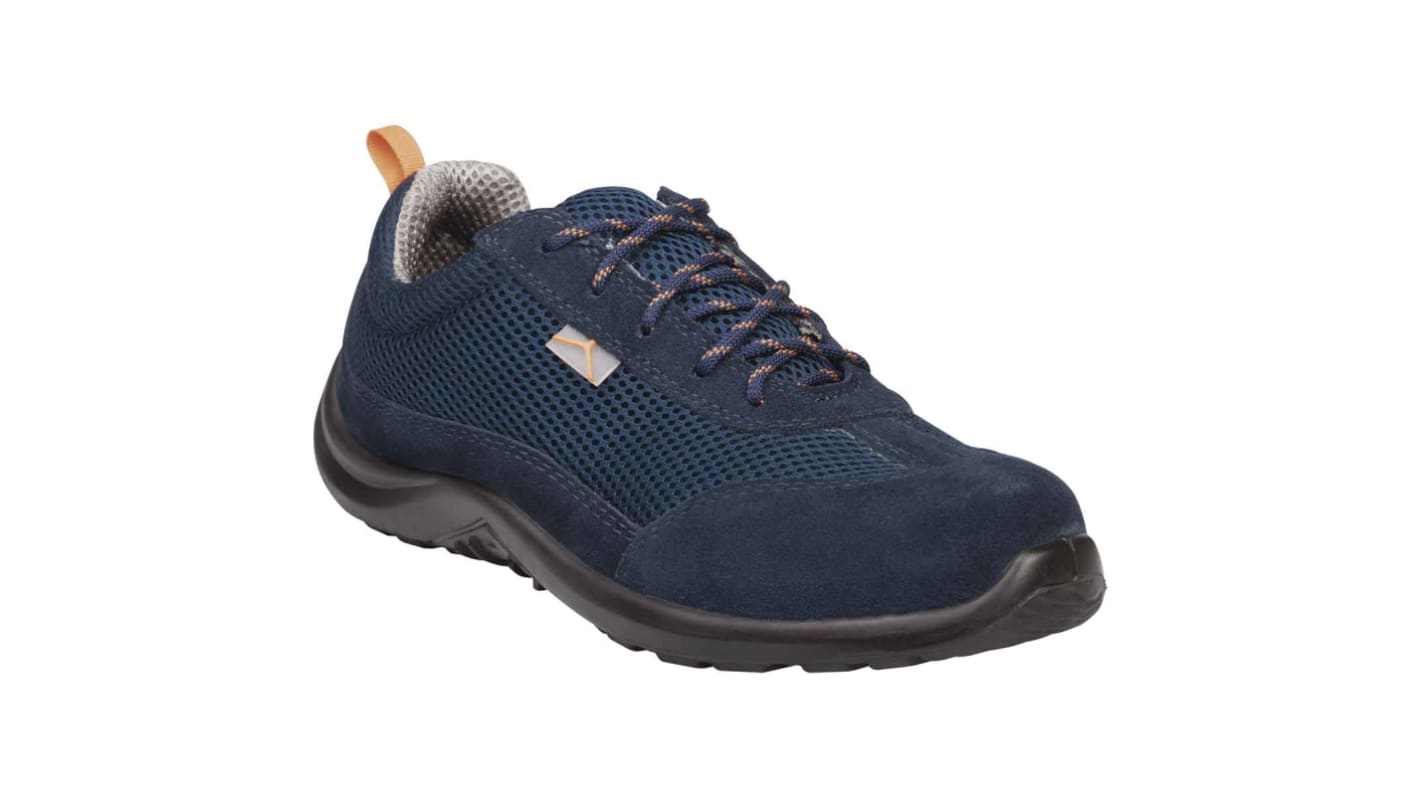 Scarpe sportive antinfortunistiche S1P Delta Plus COMOS tg. 39, col. Blu Navy