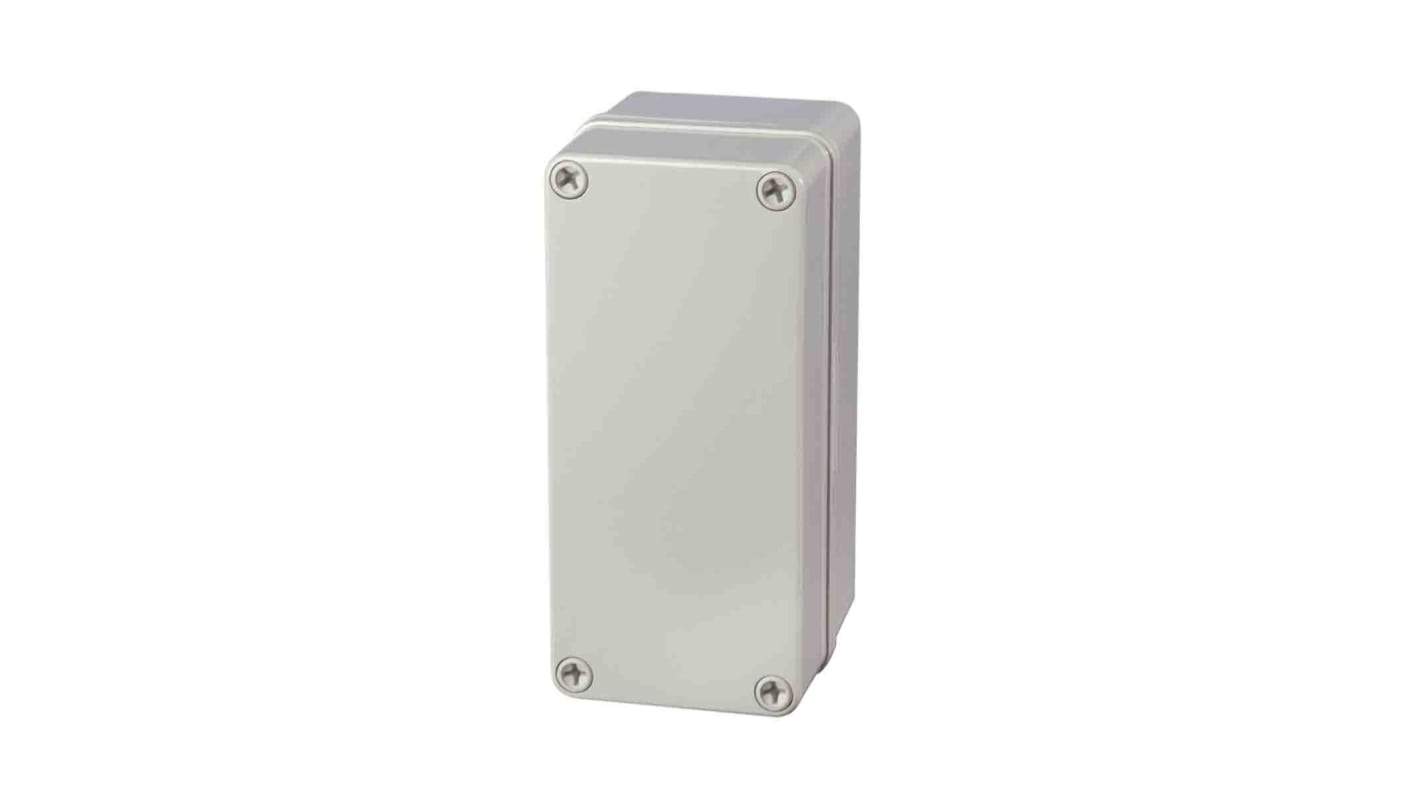 Fibox Grey ABS Enclosure, IP66, IP67, IK07, Grey Lid, 170 x 80 x 65mm