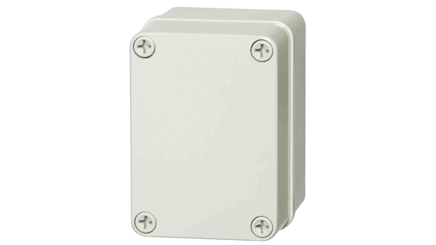 Fibox Grey ABS Enclosure, IP66, IP67, IK07, Grey Lid, 110 x 80 x 85mm