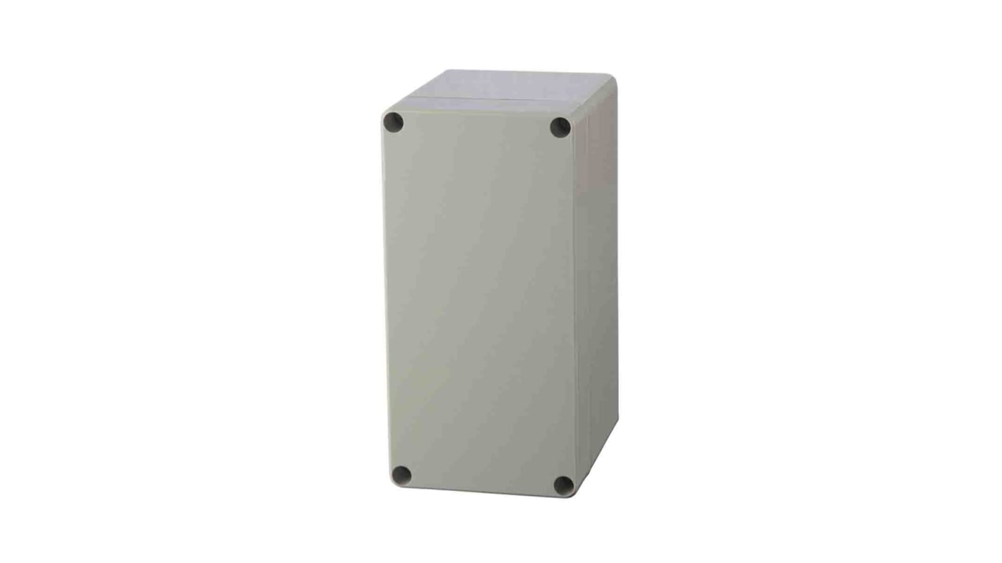 Fibox Grey Polycarbonate Enclosure, IP66, IP67, Grey Lid, 160 x 80 x 95mm