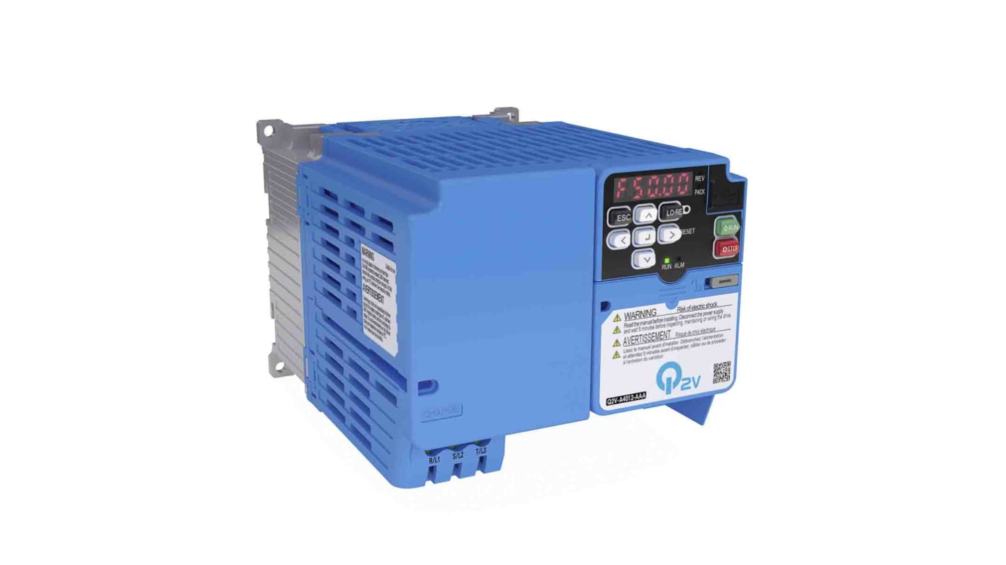 Omron Q2V 3-Phasen Frequenzumrichter 3 kW 400 V ac / 8,1 A 590Hz