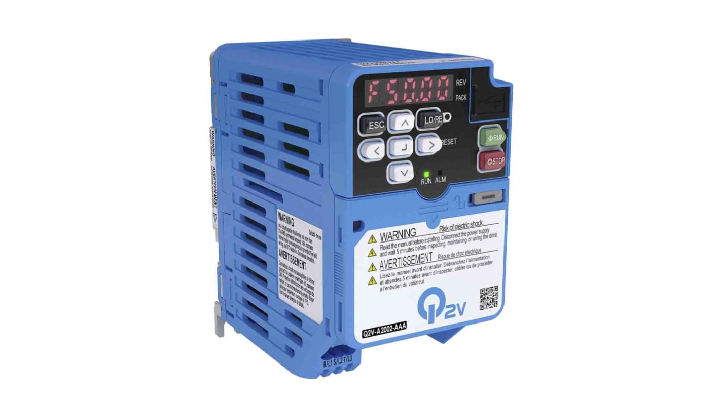 Rs-Online Inverter Omron 0 75 kW 200 V c.a. 1 fase 590Hz