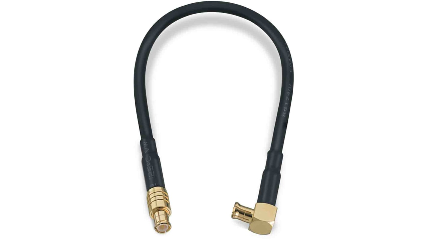Wurth Elektronik RG174同轴电缆, 152.4mm长, 50 Ω, 2.7mm外径, MCX公插转MCX