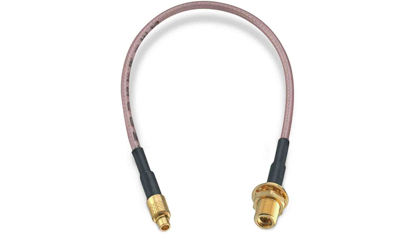 Wurth Elektronik Male MMCX to Female MMCX, 152.4mm, RG178 Coaxial, Terminated50 Ω
