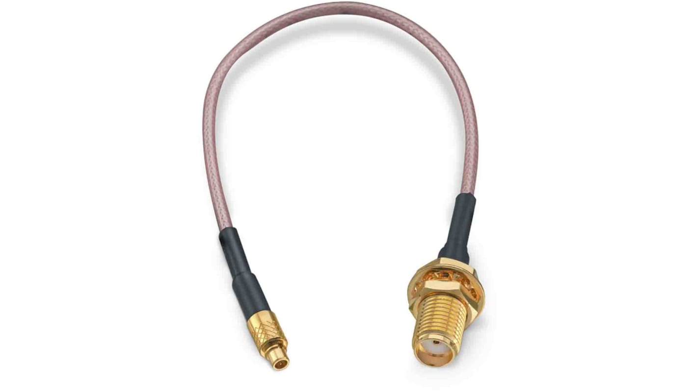Wurth Elektronik Female SMA to Male MMCX, 152.4mm, RG178 Coaxial, Terminated50 Ω