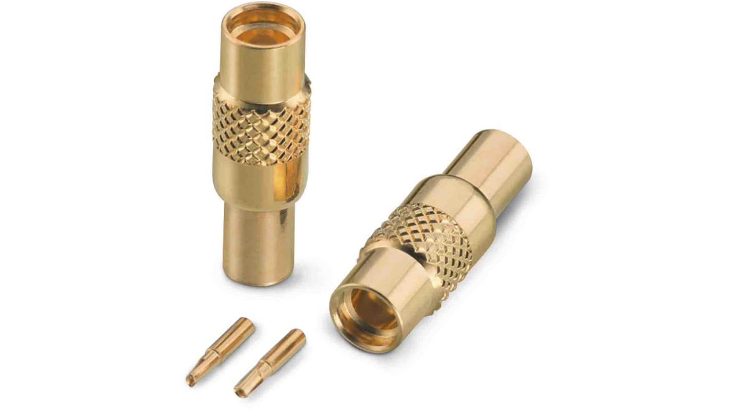 Wurth Elektronik WR-MMCX Series, Jack Cable Mount MMCX Connector, 50Ω, Solder Termination, Straight Body