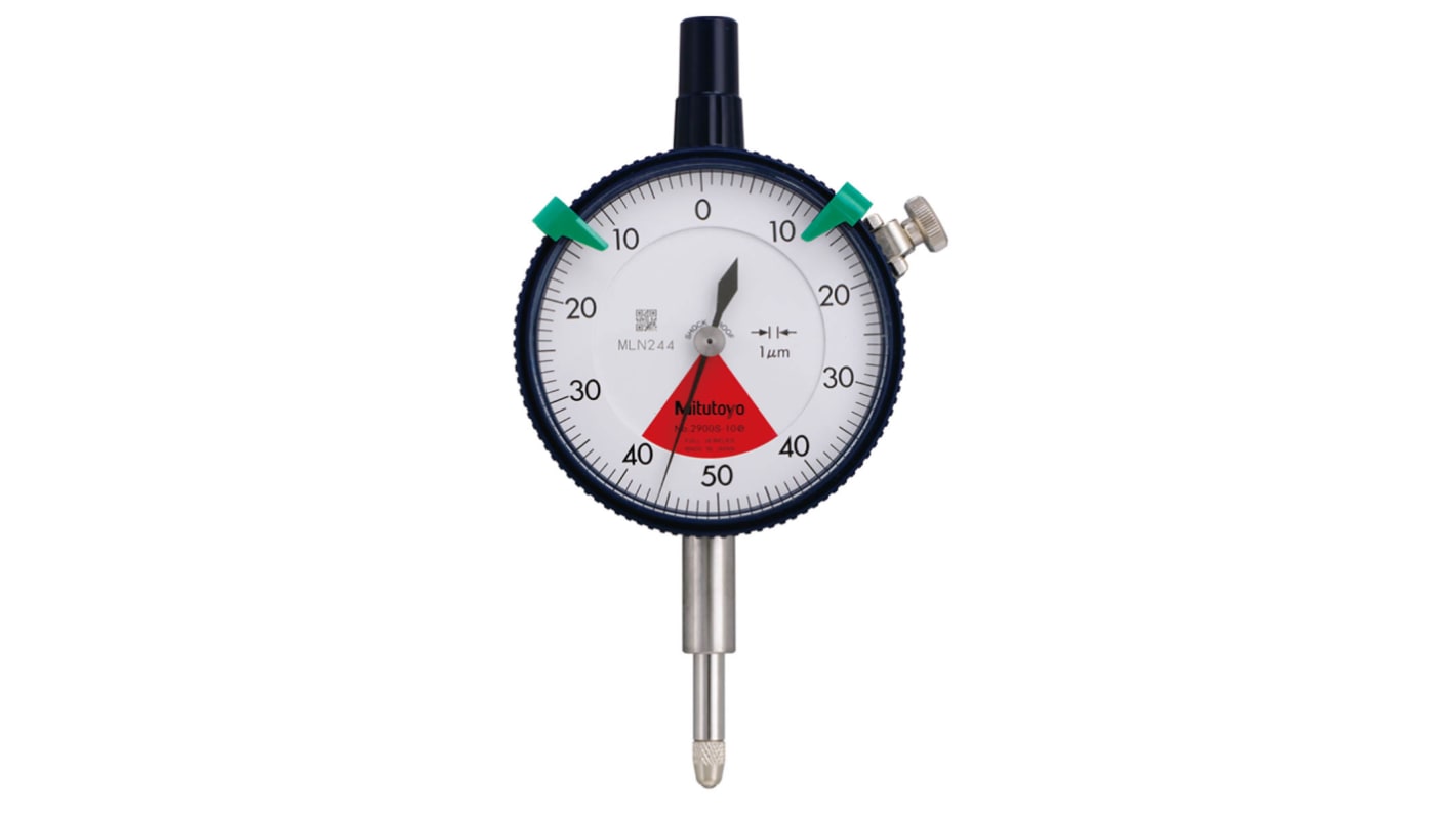 Indicatore a quadrante Mitutoyo, 0.1mm max, risoluz. 0,001 mm, Cert. LAT