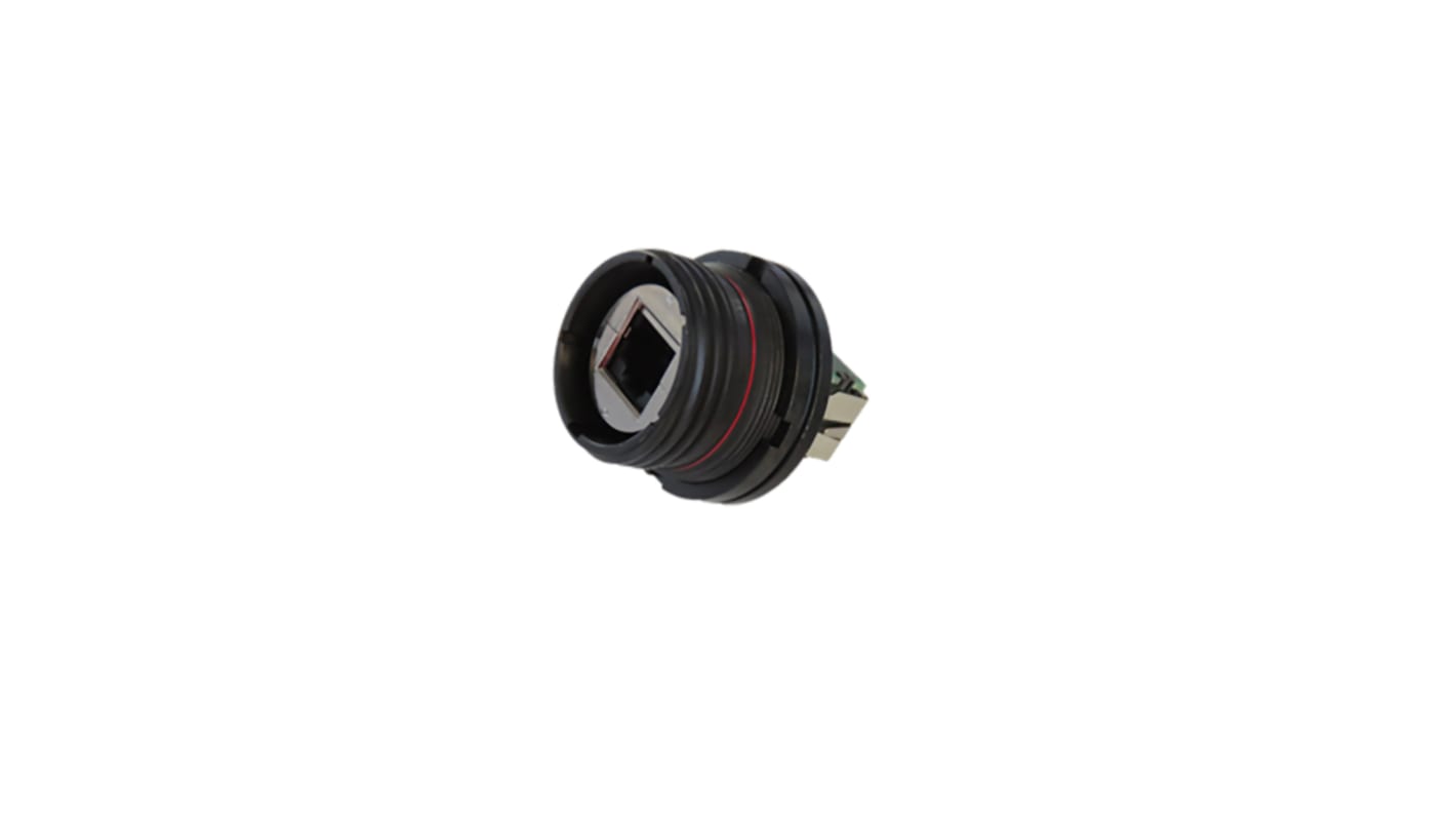 Amphenol Socapex RJ45 モジュラーコネクタ, メス, RJ45コネクタ, ジャムナット, Cat6