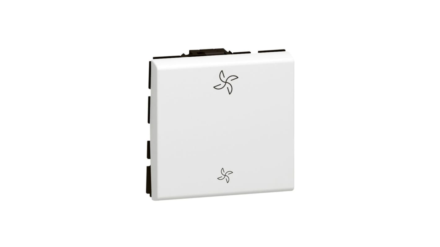 Legrand White Mosaic Fan Isolator Switch