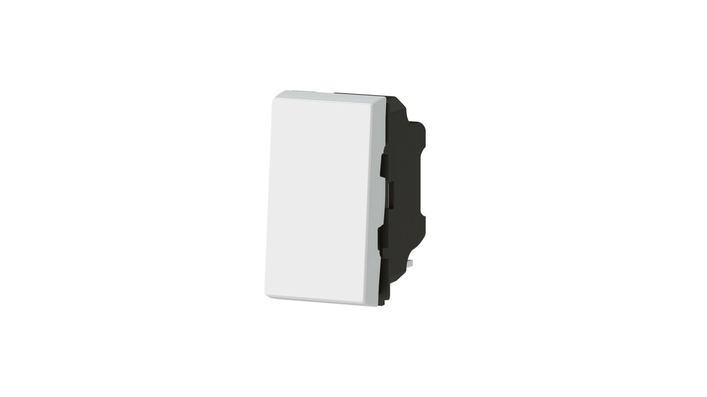 Legrand 2 Way White Rocker Switch Grid Module 10A, Mosaic Series