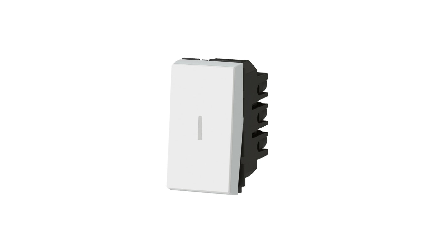 Legrand 2 Way White Rocker Switch Grid Module 20A, Mosaic Series