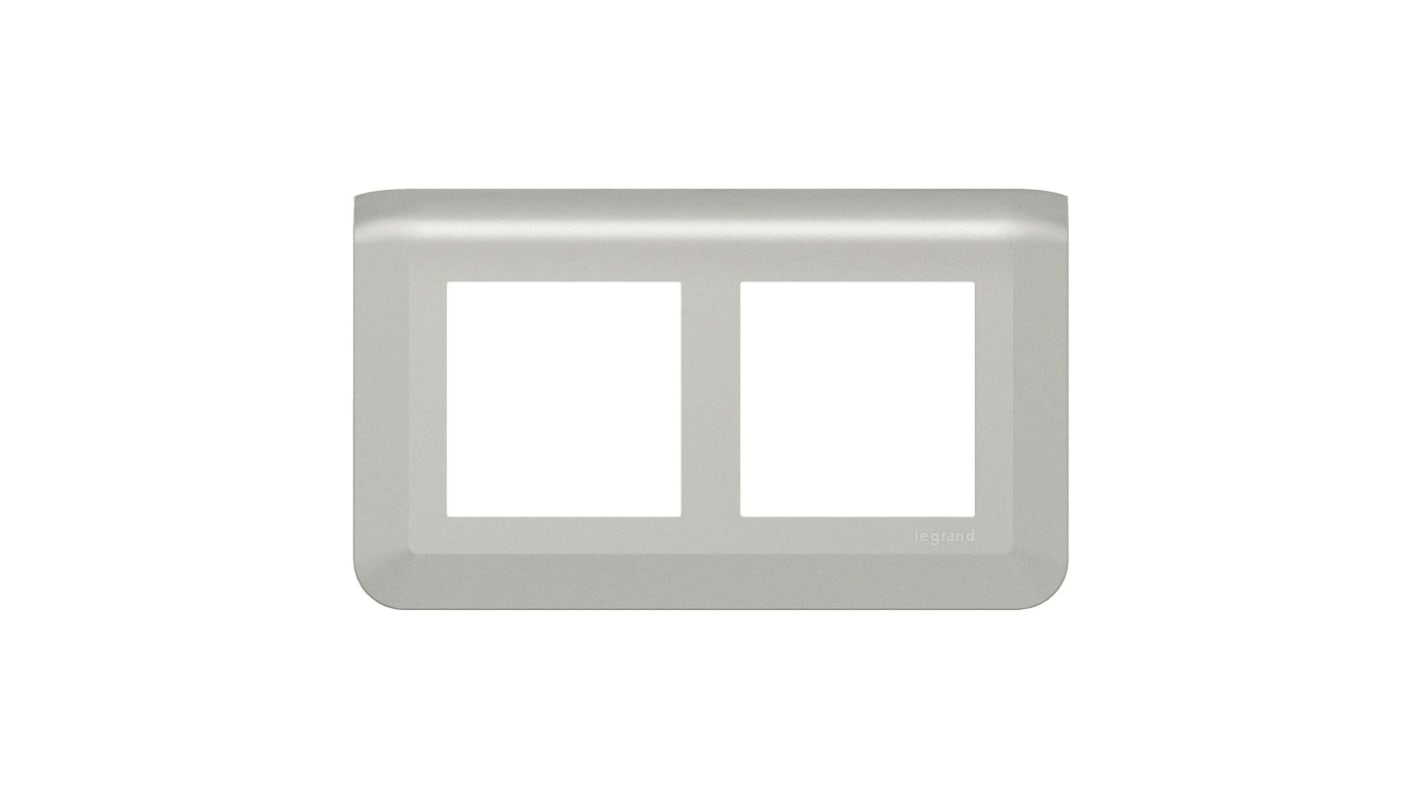 Legrand 2 Gang Cover Plate Faceplate & Mounting Plate
