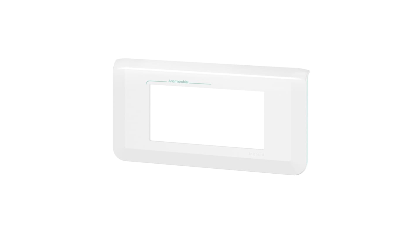 Legrand Frontplade og monteringsplade, Hvid, 4 moduler