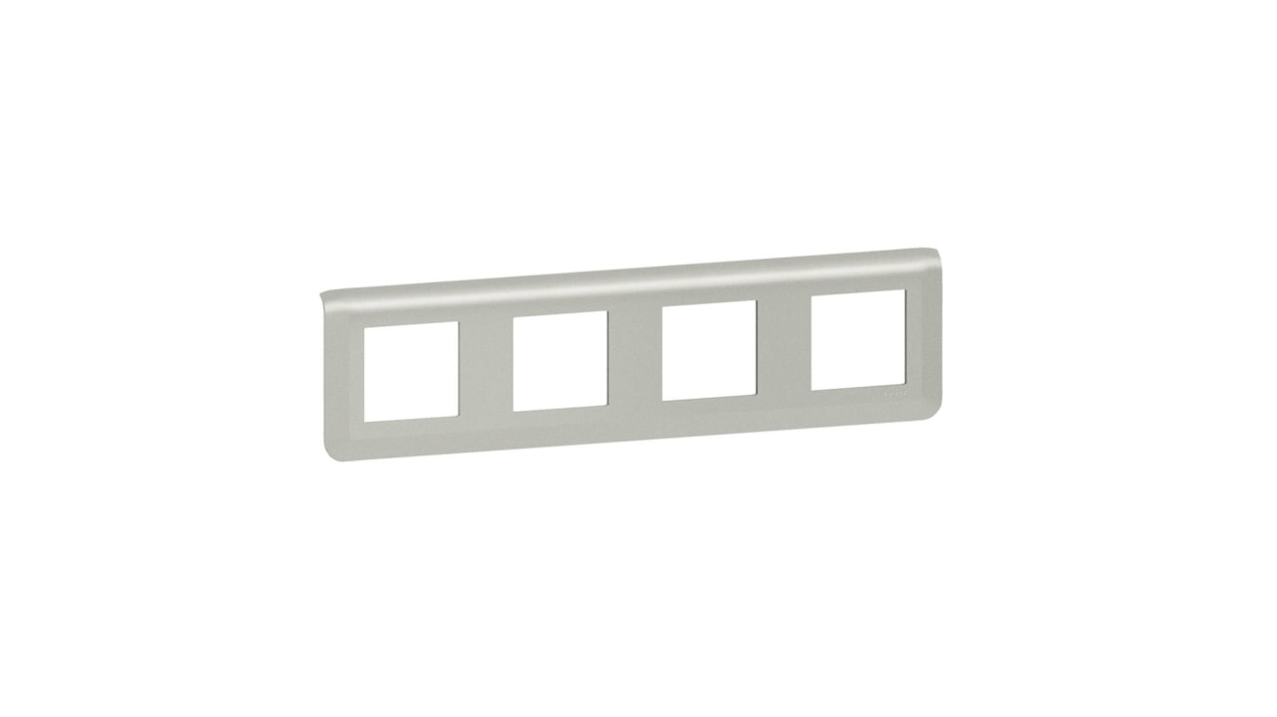 Legrand 4 Gang Faceplate & Mounting Plate