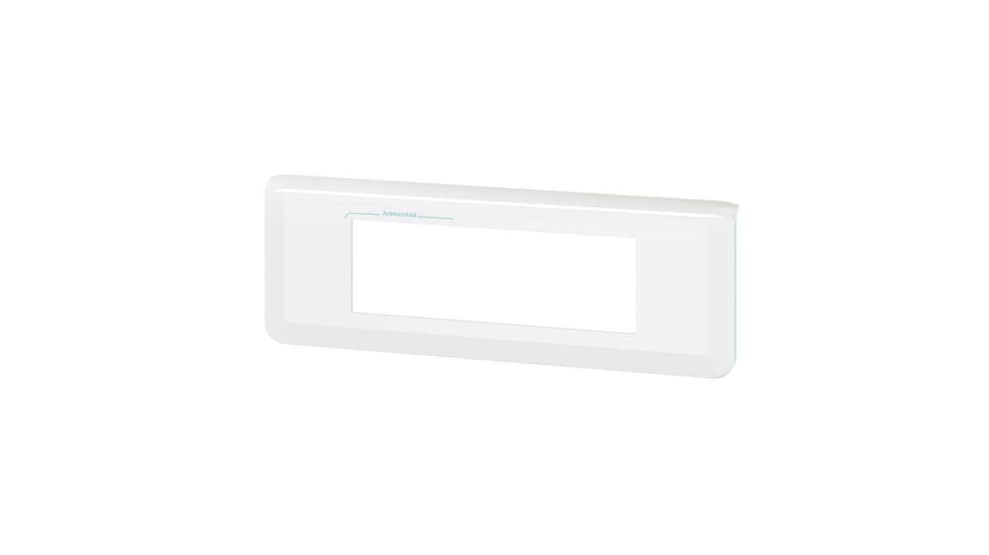 Legrand White 6 Gang Faceplate & Mounting Plate
