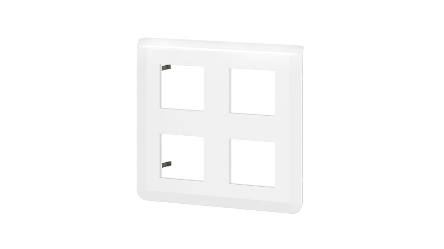 Legrand White 2 Gang Faceplate & Mounting Plate