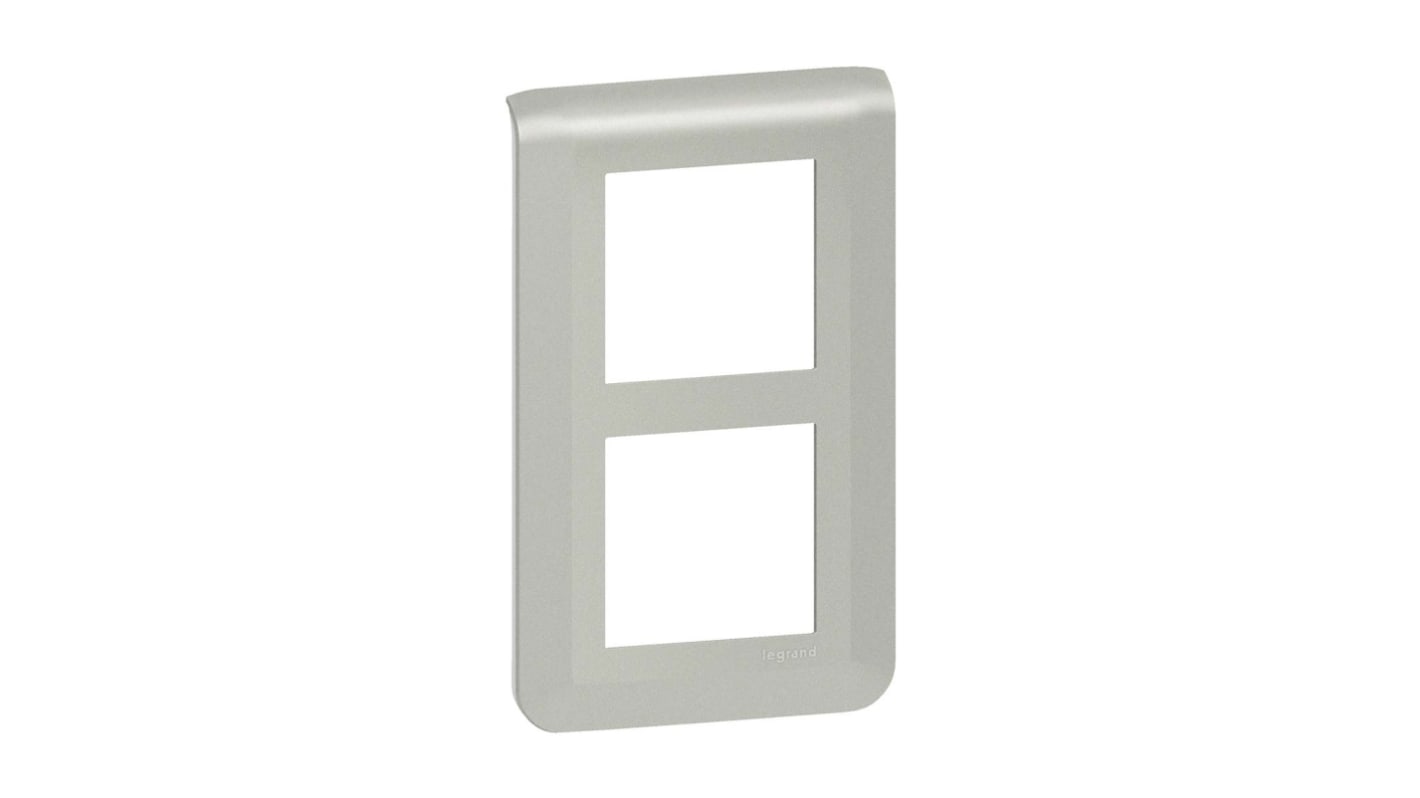 Legrand 2 Gang Faceplate & Mounting Plate