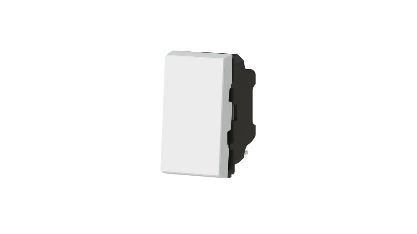 Legrand White Rocker Switch Grid Module 6A, Mosaic Series