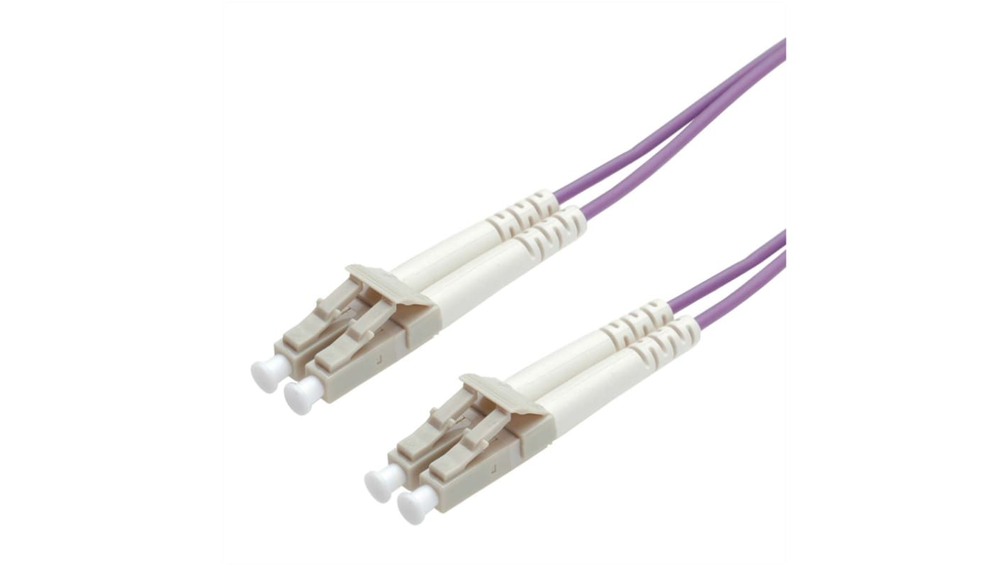 Câble fibre optique Roline 1m Avec connecteur / LC