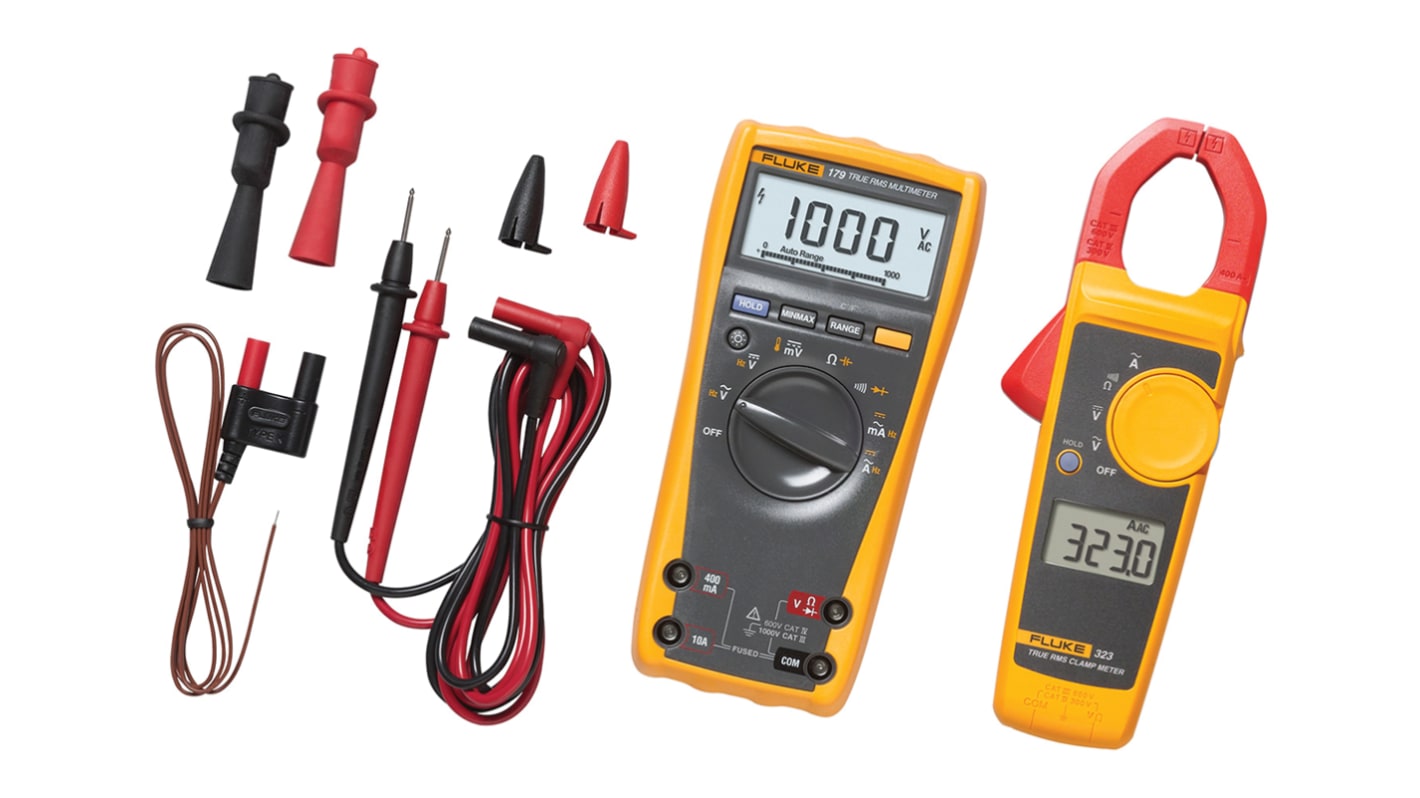 Fluke 179 II + 323 IMSK Multimeter Industrie, DKD/DAkkS-kalibriert