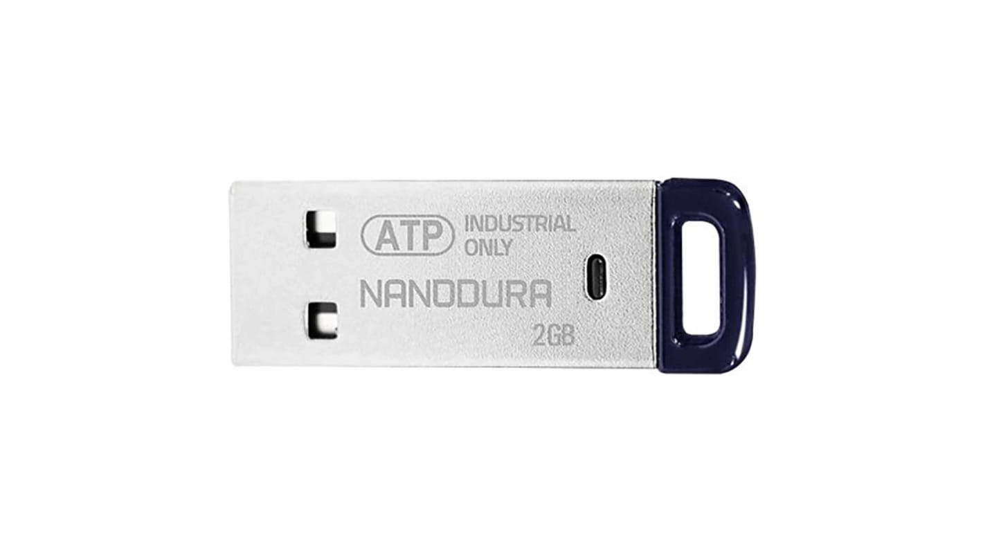 ATP 2 GB工业U盘, USB 2.0, SLC, nanodura B800Pi