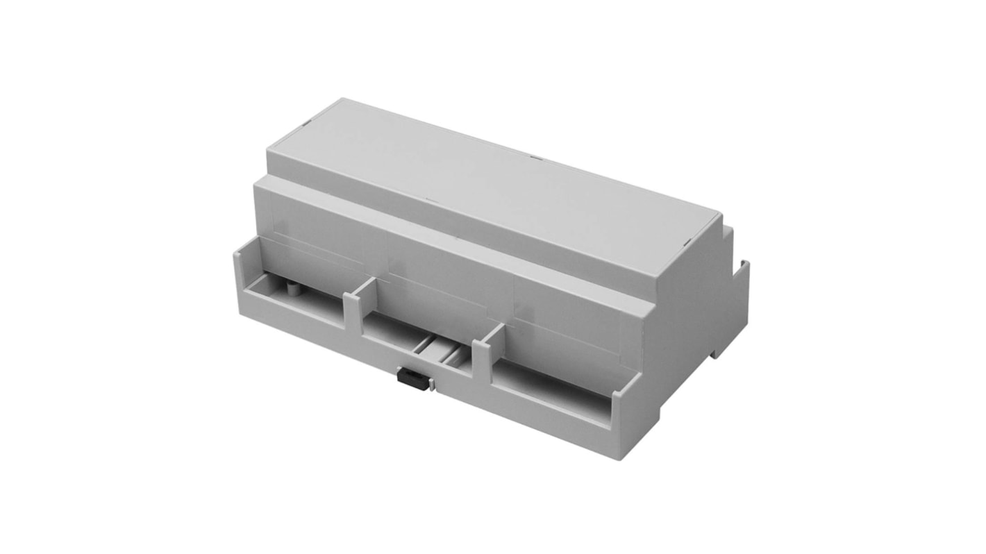 Contenitore guida DIN RS PRO, Grigio chiaro, Policarbonato, 159.2 x 90 x 58mm