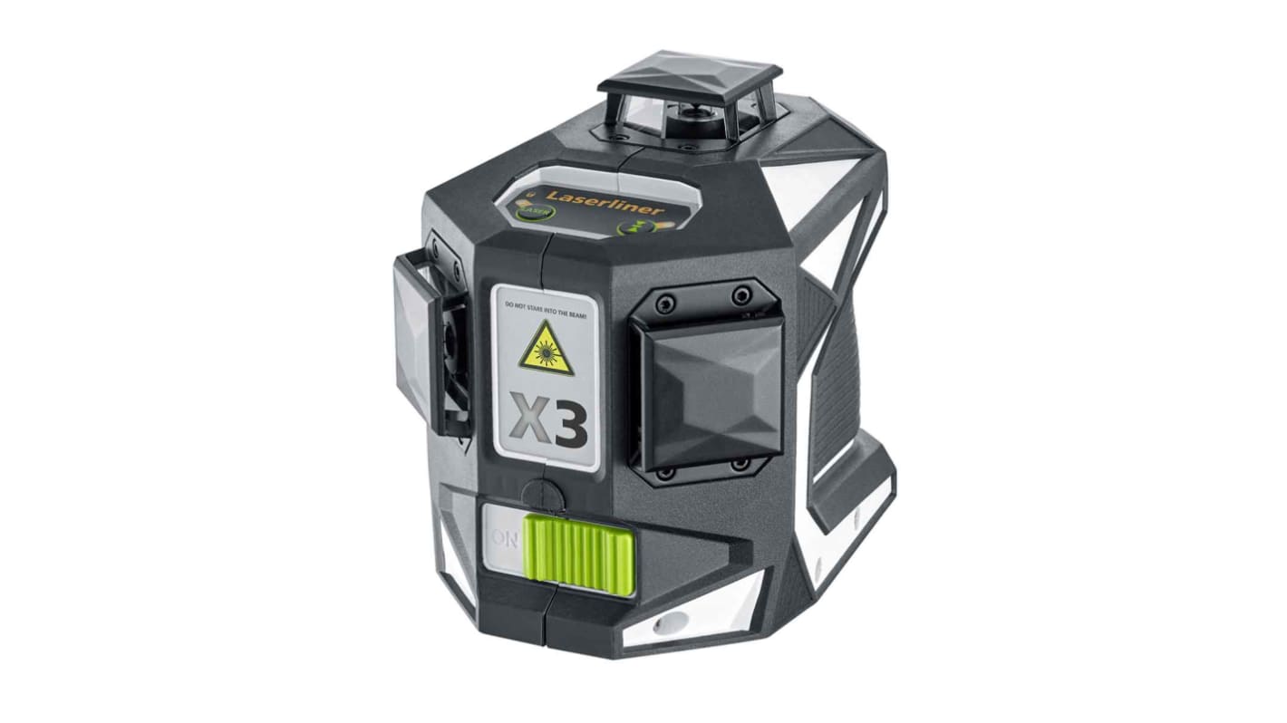 Laserliner 515nm Laser Colour Green 3 Line Laser Level