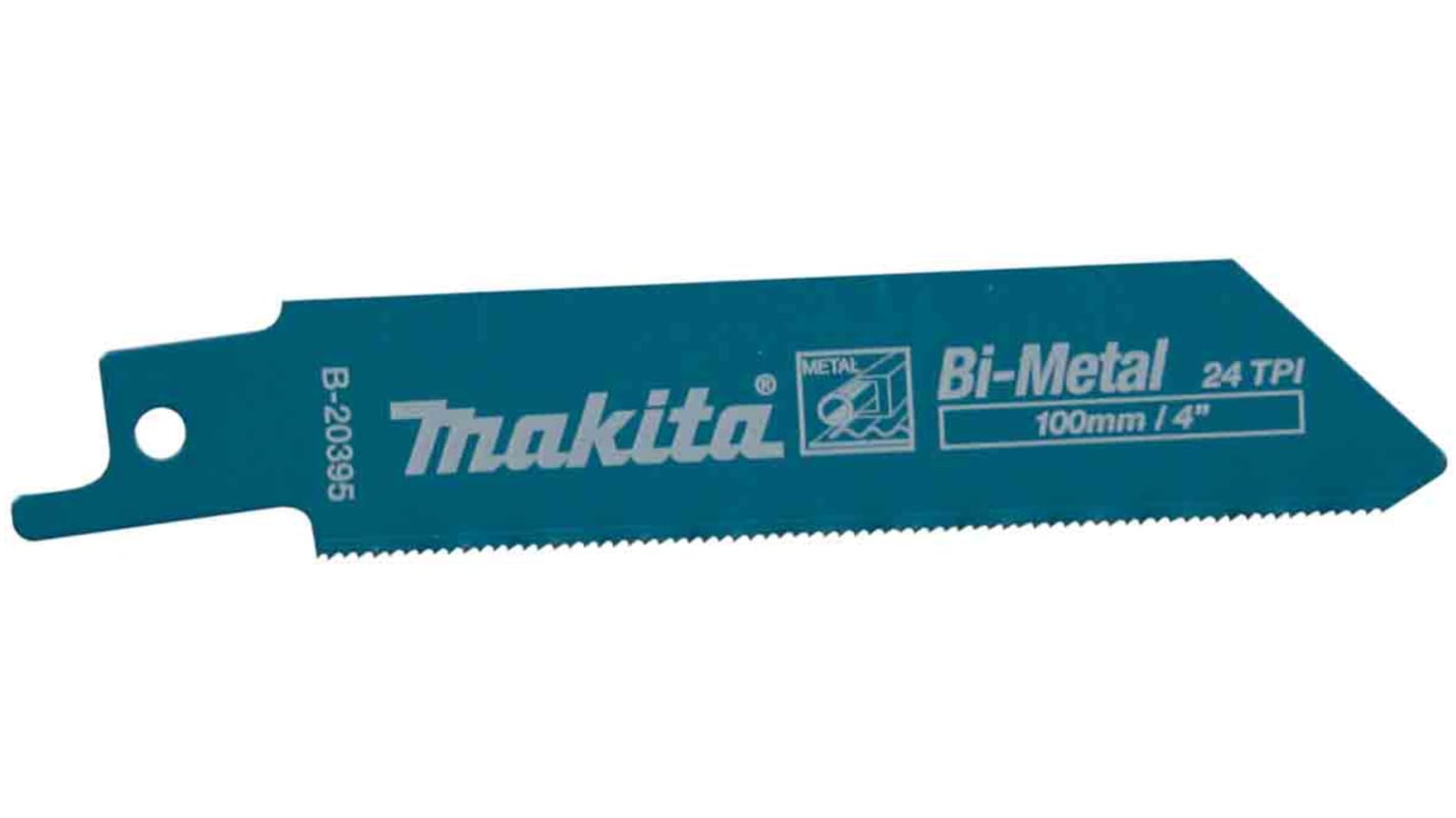 Makita Bajonetsavsklinge, TPI: 24, Skærelængde: 100mm, Pakke med 5