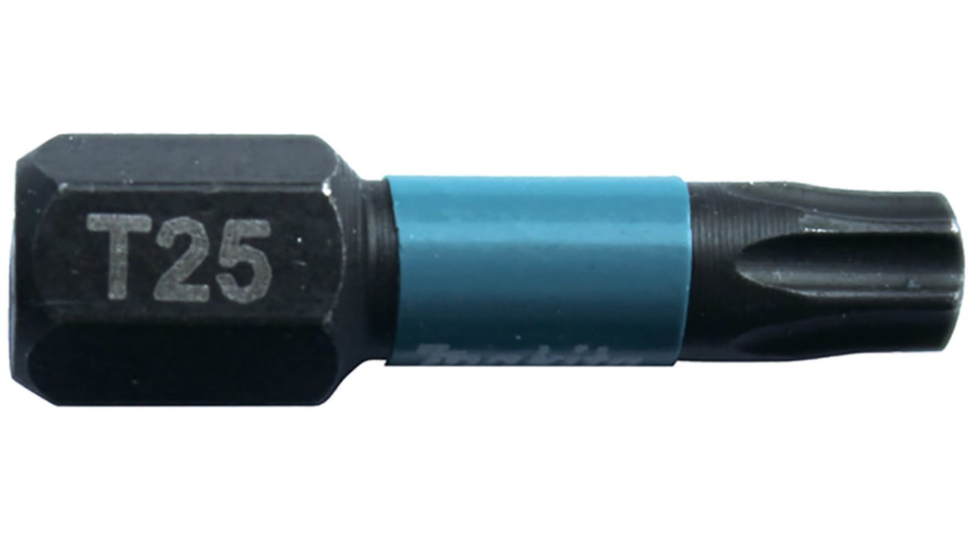 Makita Hexagon Screwdriver Bit, T25 Tip, 25 mm Overall