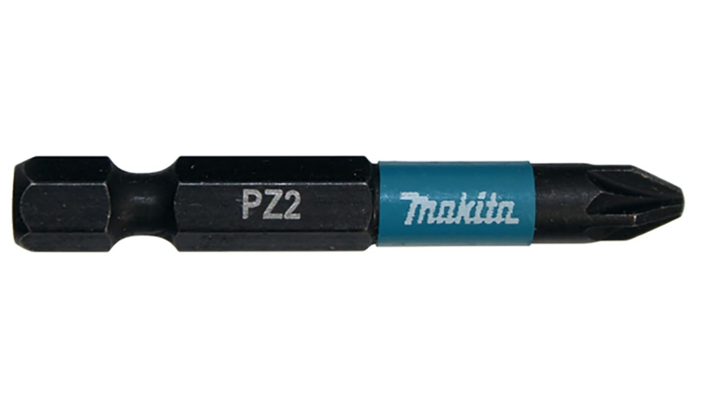 Makita Hexagon Screwdriver Bit, PZ2 Tip, 50 mm Overall