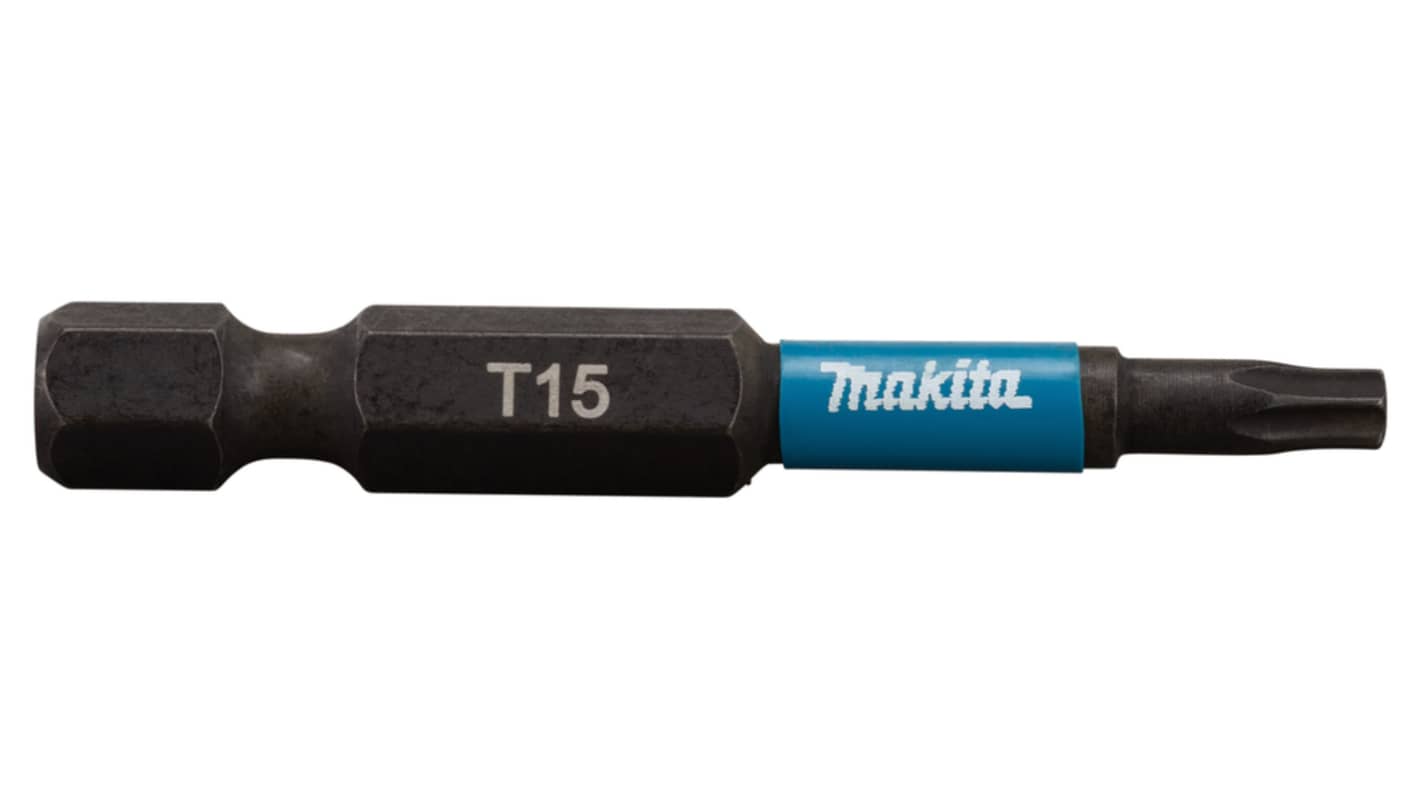 Makita Hexagon Screwdriver Bit, T15 Tip, 50 mm Overall