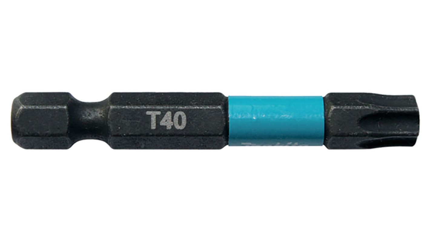 Makita Hexagon Screwdriver Bit, T40 Tip, 50 mm Overall