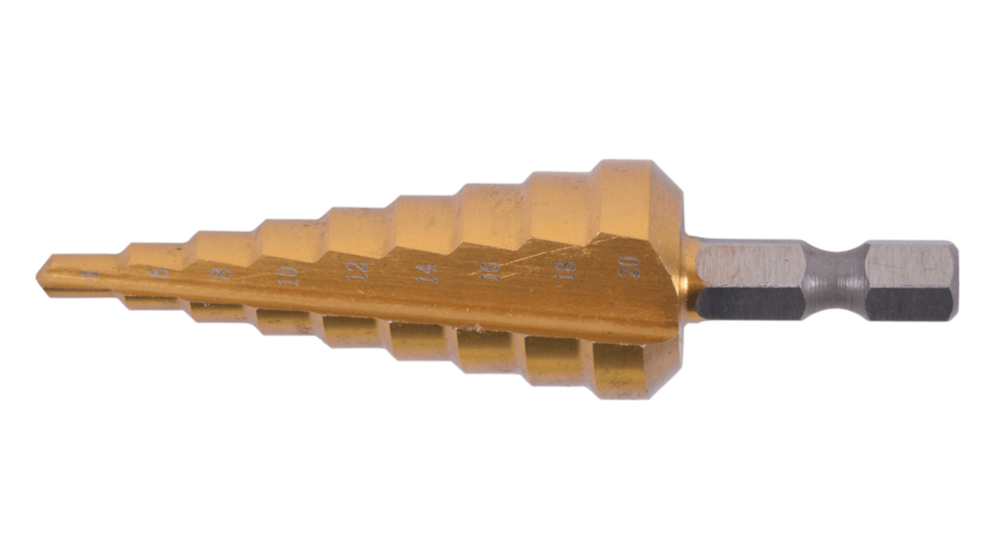 Makita HSS Step Drill Bit 4mm x 20mm