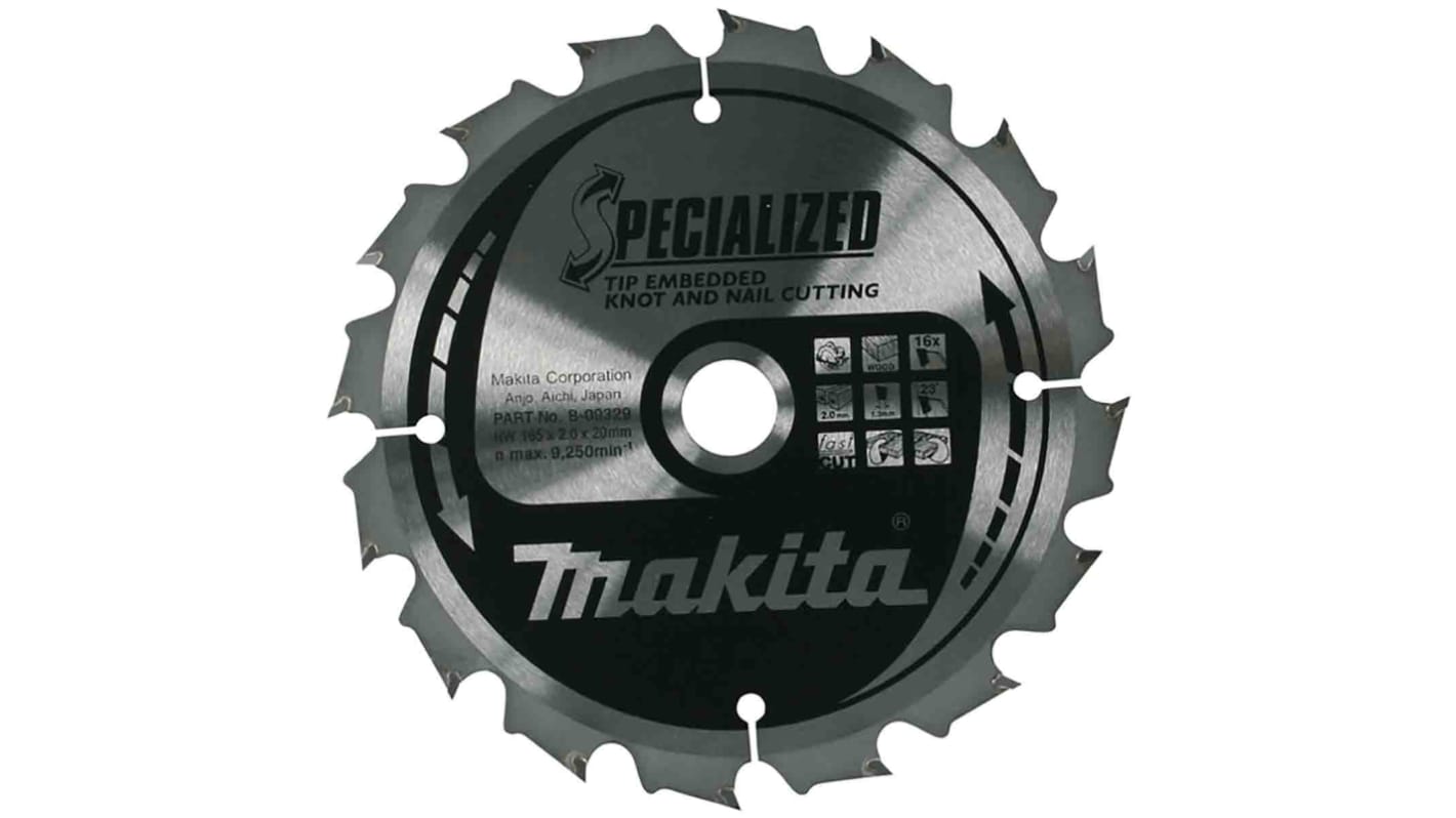B 09329 Makita Circular Saw Blade Pack of 1 RS