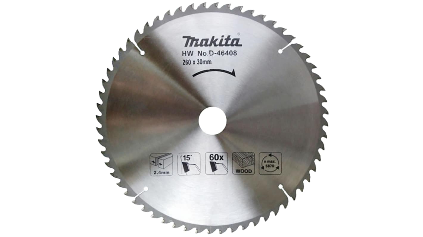 D 46408 Makita Circular Saw Blade Pack of 1 RS