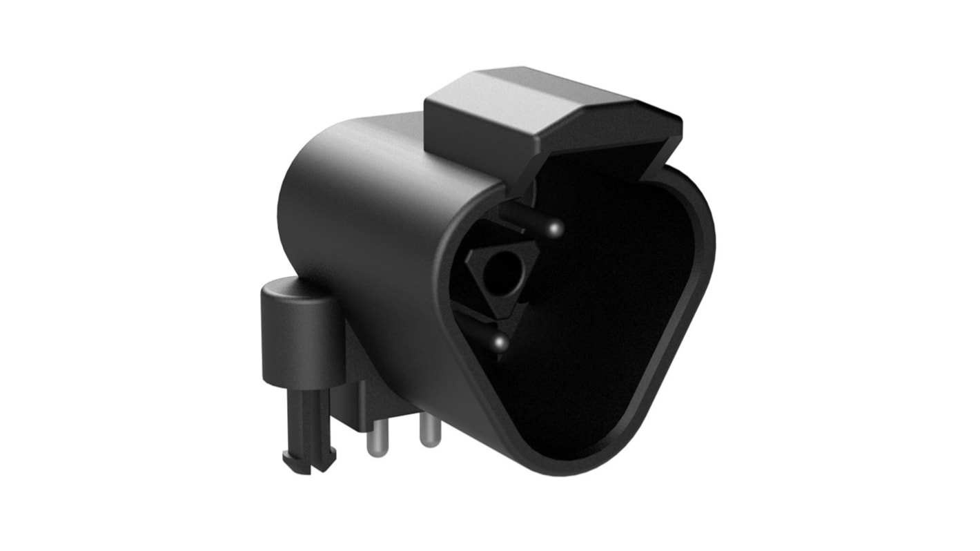 Amphenol Industrial, AT BoardLock Automotive Connector Plug Black PCB 3 Way ATF13-3P-BM03J1939