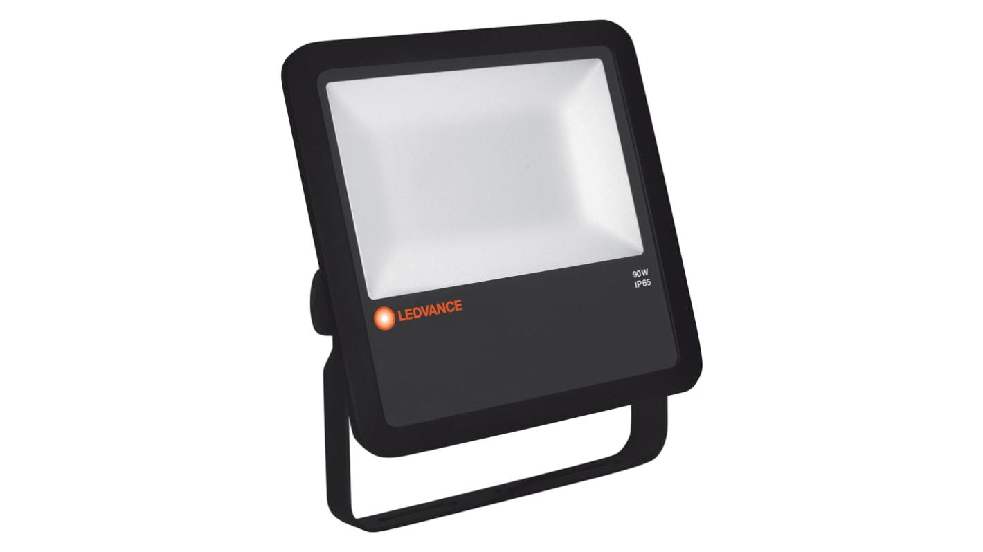 LEDVANCE Floodlight, 90 W, 10000 lm, IP65 Daylight, 220 → 240 V ac