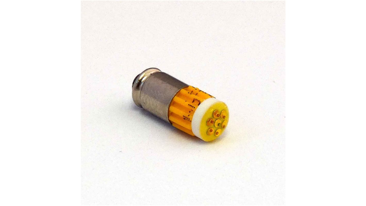 CML Innovative Technologies 1512135X Series Yellow Panel Mount Indicator, 24V dc