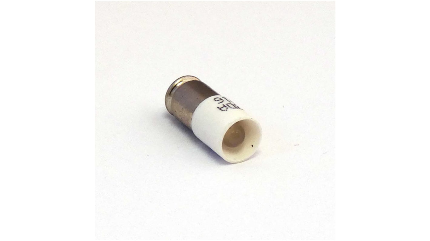 CML Innovative Technologies 1512145XX Series White Panel Mount Indicator, 28V ac/dc