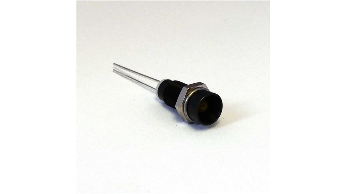 Indicatore da pannello CML Innovative Technologies Giallo  a LED, 2.1V, IP40, Ad incasso, foro da 6mm