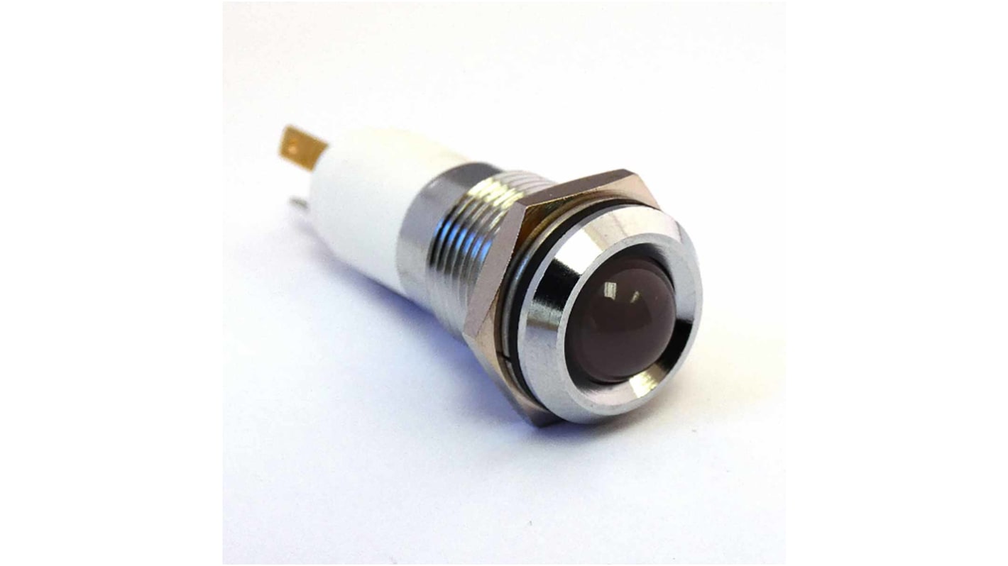 CML Innovative Technologies LED面板指示灯, 12V 直流, Φ14mm安装孔, 凸型边框, IP67, 1924X254系列