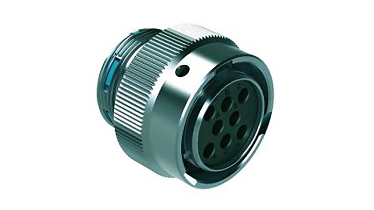 Amphenol Industrial Circular Connector, 8 Contacts, Cable Mount, Socket, Female, IP67, IP69K, Duramate AHDM Series