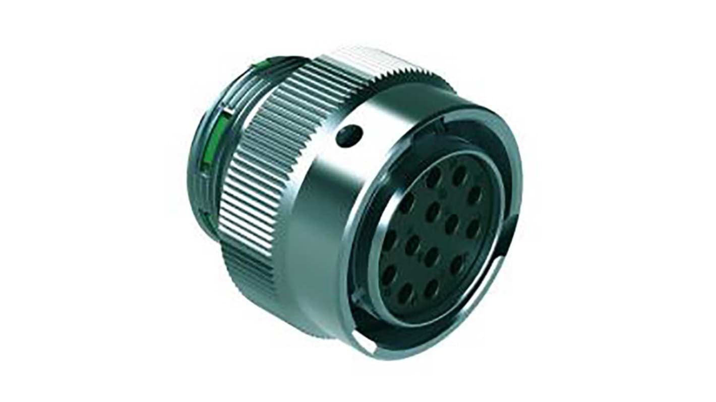 Amphenol Industrial Circular Connector, 14 Contacts, Cable Mount, Socket, Female, IP67, IP69K, Duramate AHDM Series