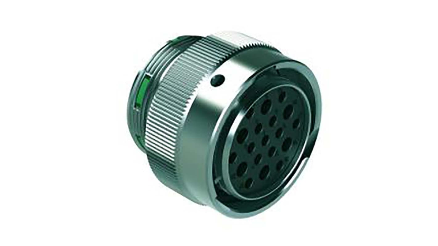 Amphenol Industrial Circular Connector, 19 Contacts, Cable Mount, Socket, Female, IP67, IP69K, Duramate AHDM Series