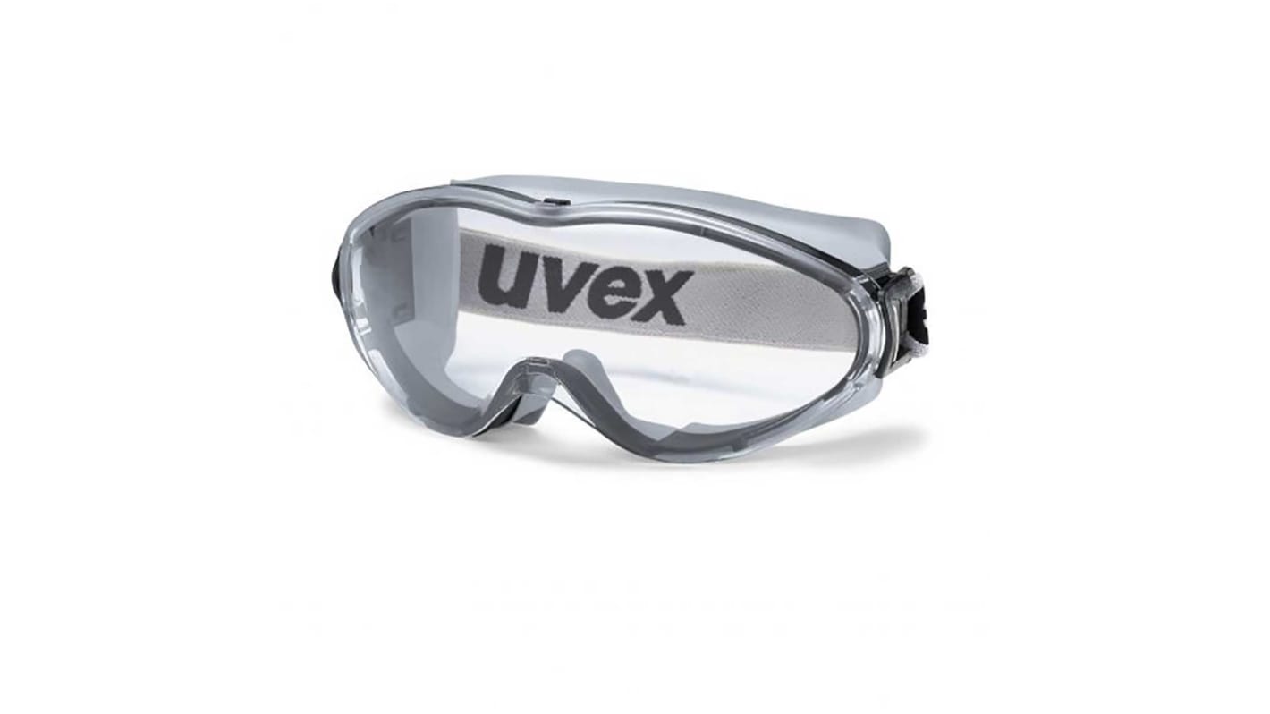 Uvex Ultrasonic, Scratch Resistant Anti-Mist Safety Goggles with Clear Lenses
