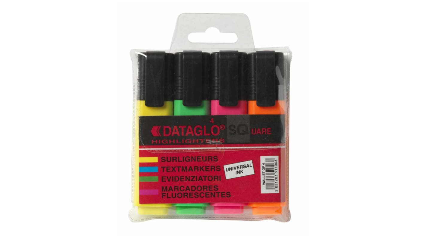 Dataglo SQ Assorted Highlighter Pen