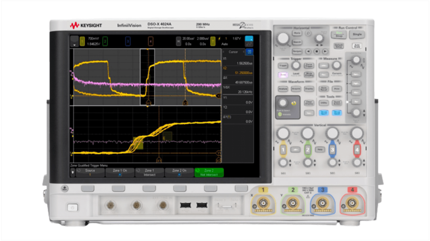 Oscilloscopio Da banco Keysight Technologies DSOX4024A, 4 ch. analogici, 200MHz