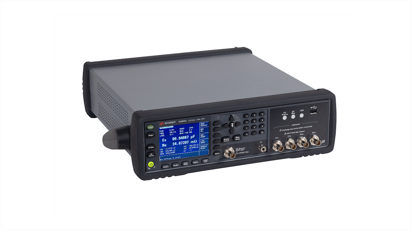 Keysight Technologies 台式LCR测试仪, LCD显示, 300kHz, 100 MΩ