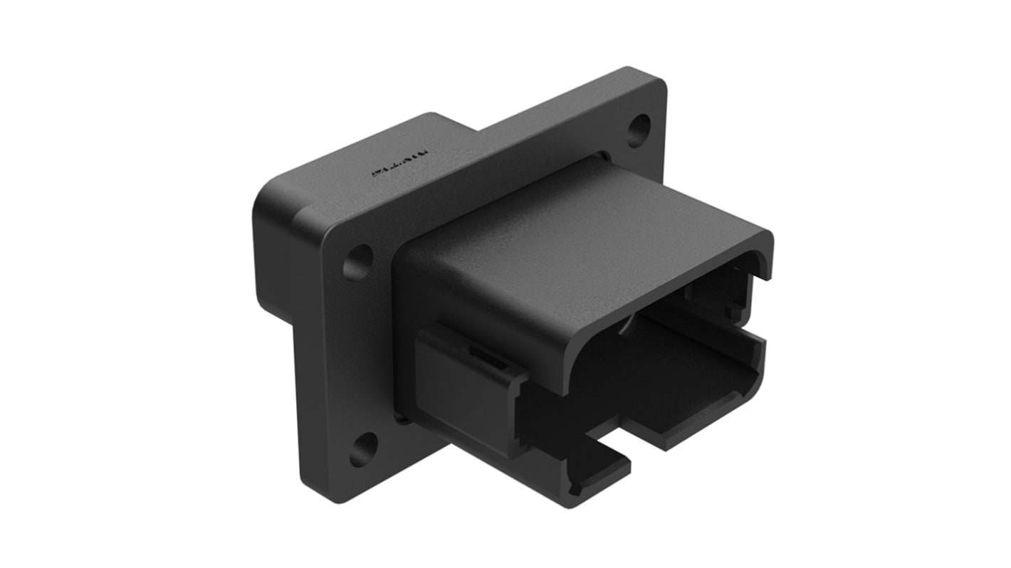 Amphenol Industrial, AT Automotive Connector Socket Black Panel Mount 12 Way AT04-12PA-BL08