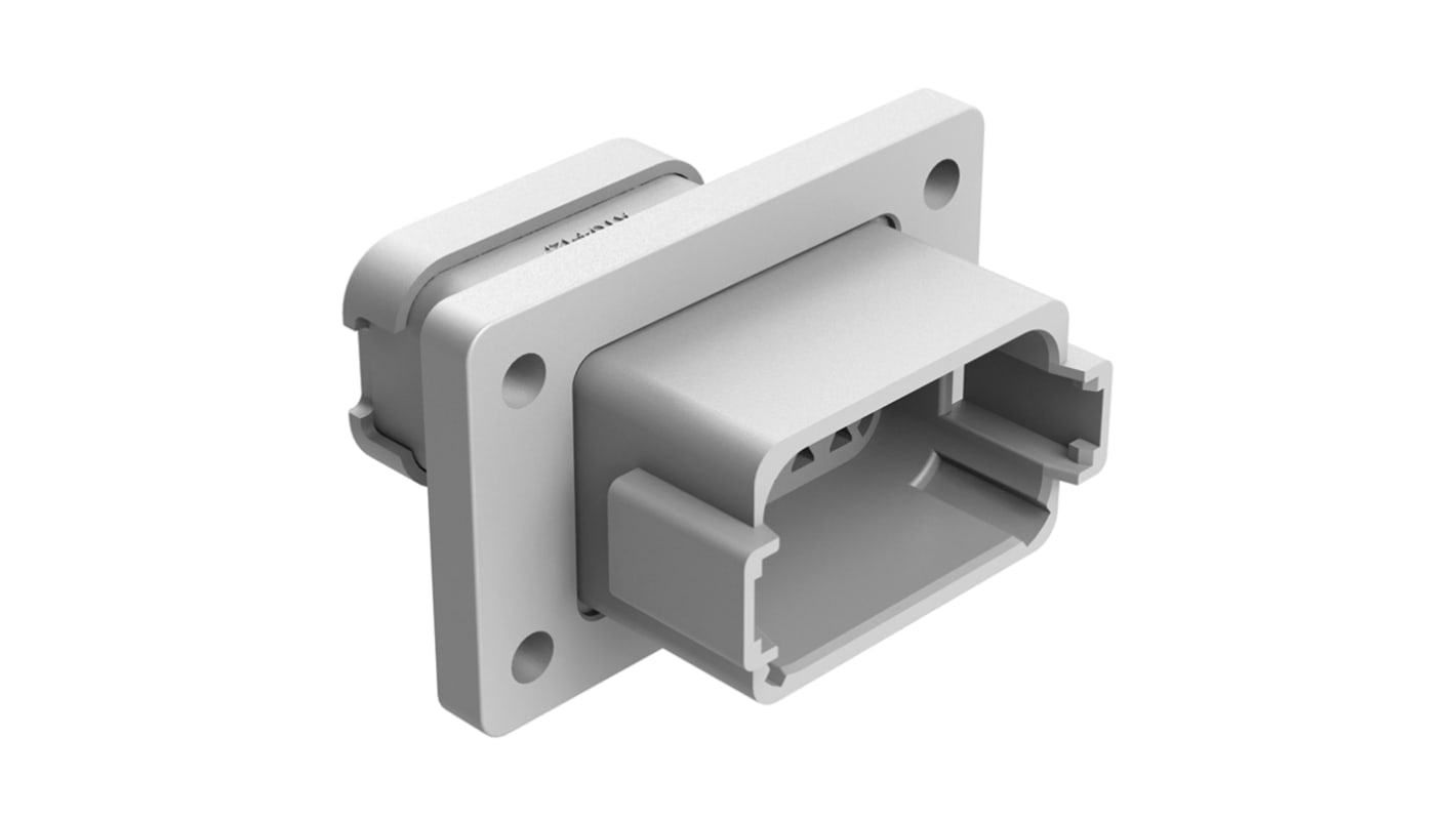 Amphenol Industrial, AT Automotive Connector Socket Grey Panel Mount 12 Way AT04-12PA-LE07